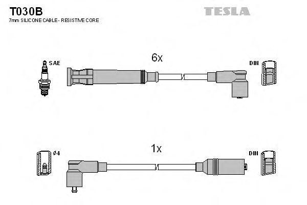 Провода высоковольтные TESLA, T030B