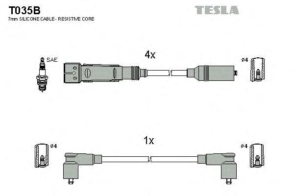 Комплект проводов TESLA, T035B