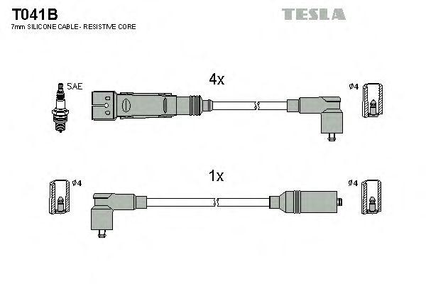 Комплект проводов TESLA, T041B