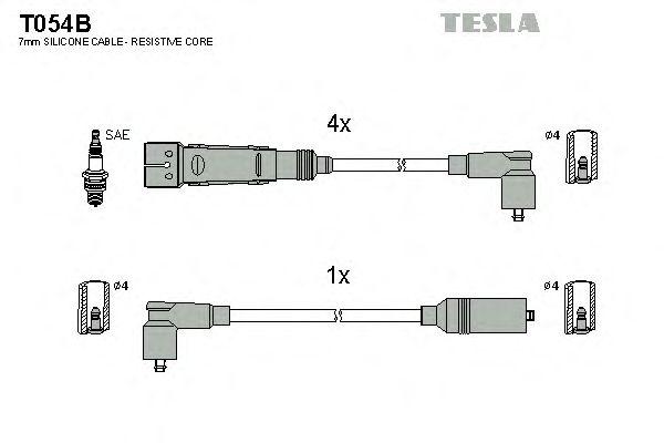 Комплект проводов TESLA, T054B