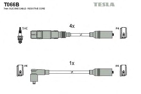 Комплект проводов TESLA, T066B