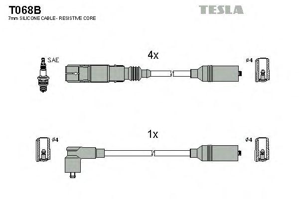 Комплект проводов TESLA, T068B
