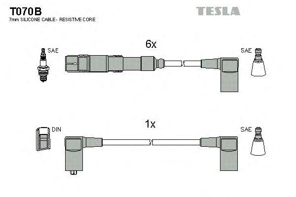 Комплект проводов TESLA, T070B