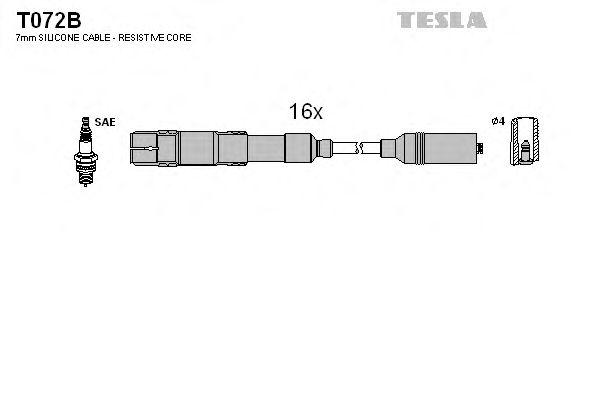 Комплект проводов TESLA, T072B