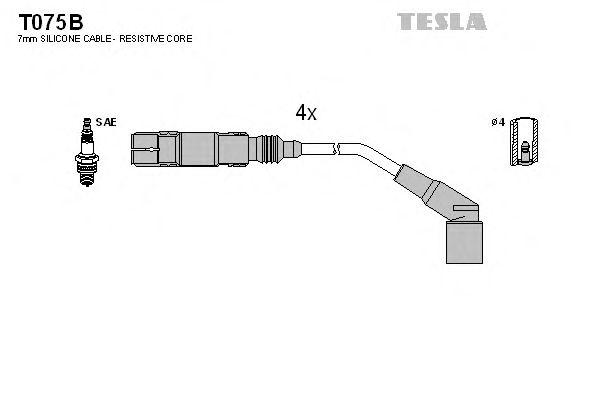 Провода высоковольтные TESLA, T075B