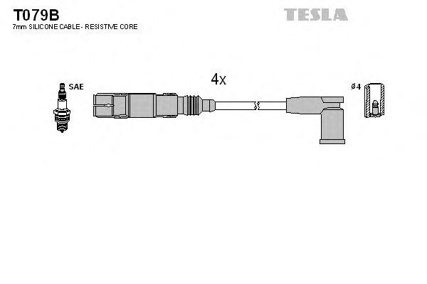 Провода высоковольтные TESLA, T079B