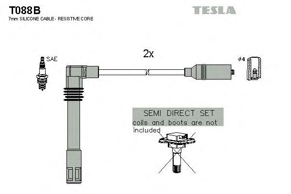 Комплект проводов TESLA, T088B