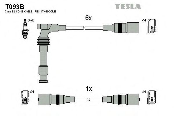 Провода высоковольтные TESLA, T093B