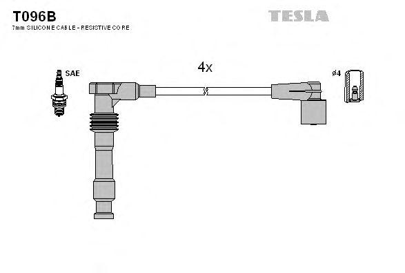 Провода высоковольтные TESLA, T096B