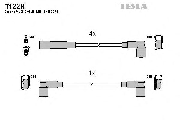 Провода высоковольтные TESLA, T122H