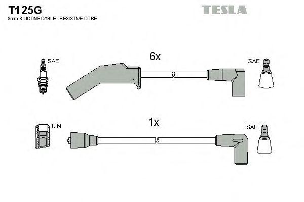 Провода высоковольтные TESLA, T125G