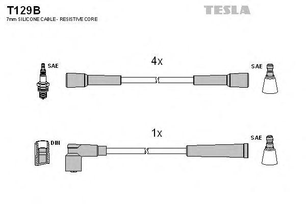 Провода высоковольтные TESLA, T129B