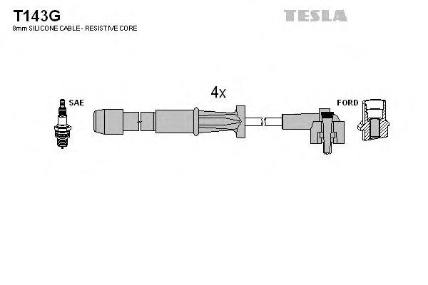 Комплект проводов TESLA, T143G