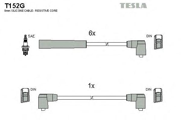 Провода высоковольтные TESLA, T152G