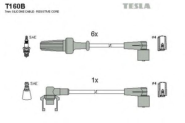 Провода высоковольтные TESLA, T160B