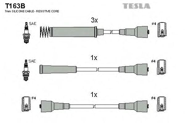 Комплект проводов TESLA, T163B