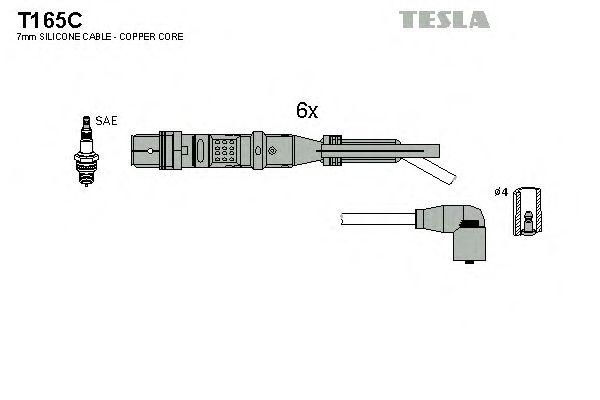 Провода высоковольтные TESLA, T165C