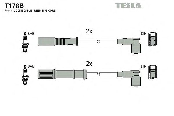 Провода высоковольтные TESLA, T178B