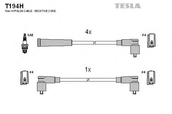 Провода высоковольтные TESLA, T194H