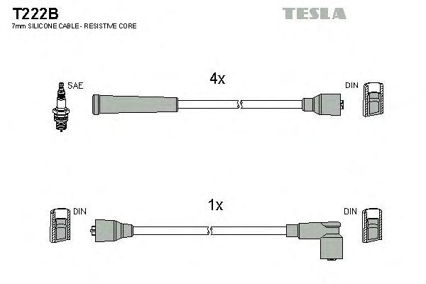 Провода высоковольтные TESLA, T222B