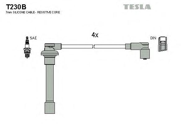 Провода высоковольтные TESLA, T230B