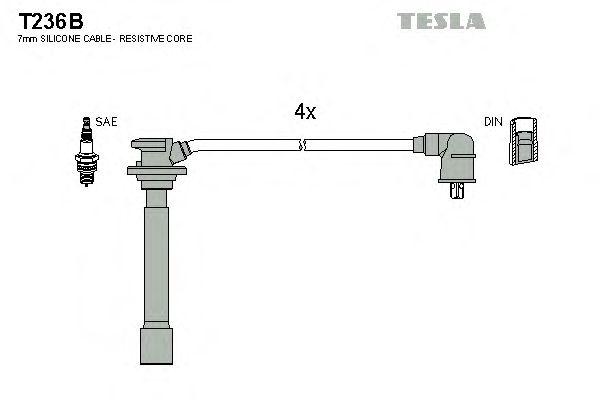 Провода высоковольтные TESLA, T236B
