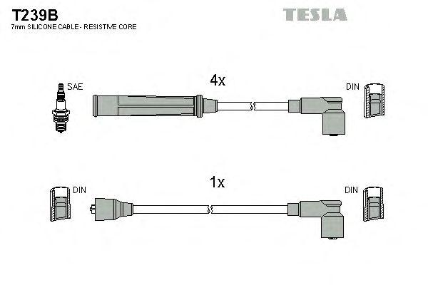 Провода высоковольтные TESLA, T239B