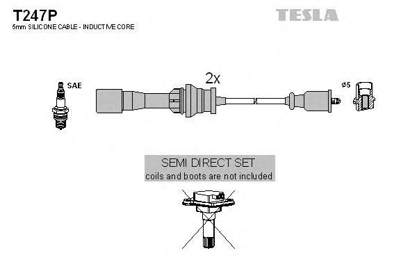 Провода высоковольтные TESLA, T247P