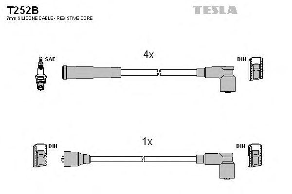 Провода высоковольтные TESLA, T252B