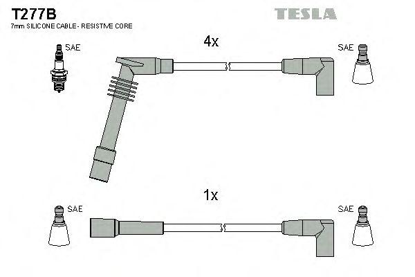Провода высоковольтные TESLA, T277B