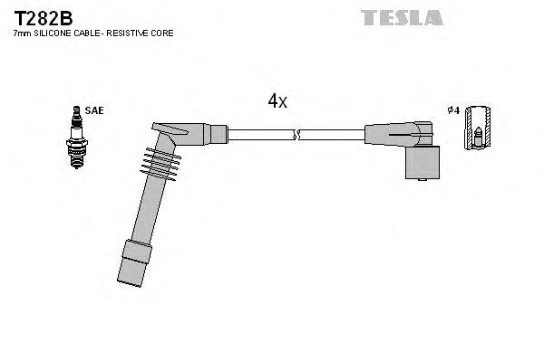 Комплект проводов TESLA, T282B