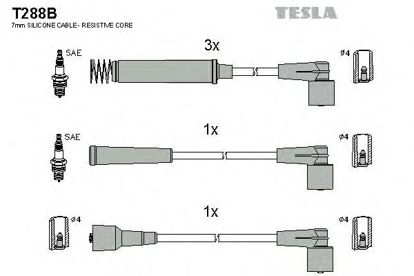 Комплект проводов TESLA, T288B