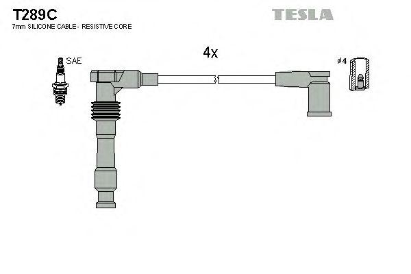 Провода высоковольтные TESLA, T289C