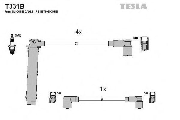Комплект проводов TESLA, T331B