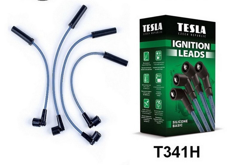 Комплект высоковольтных проводов TESLA, T341H