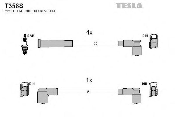 Провода высоковольтные TESLA, T356S
