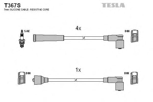 Провода высоковольтные TESLA, T367S