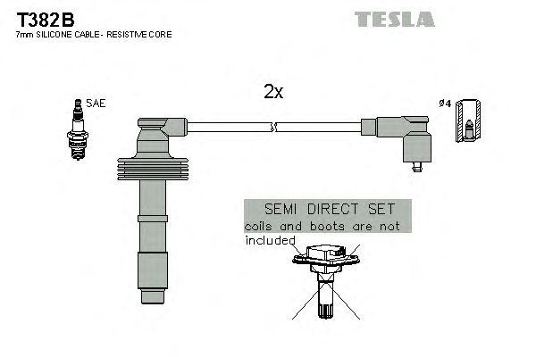 Комплект проводов TESLA, T382B