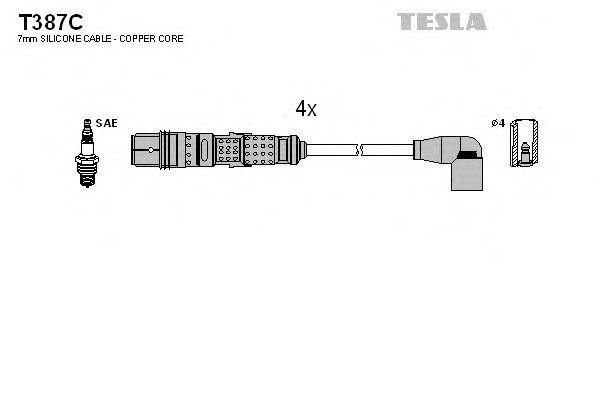 Провода высоковольтные TESLA, T387C