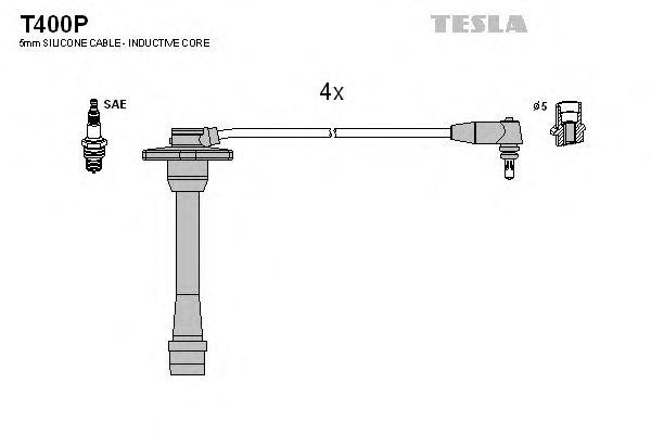 Провода высоковольтные TESLA, T400P