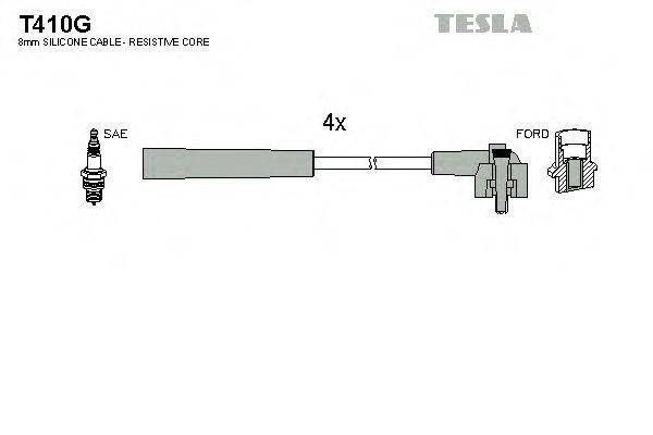 Провода высоковольтные TESLA, T410G