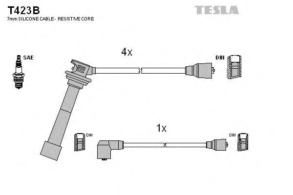 Провода высоковольтные TESLA, T423B