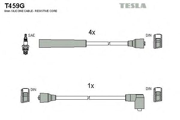 Комплект проводов TESLA, T459G