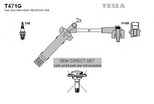 Провода высоковольтные TESLA, T471G