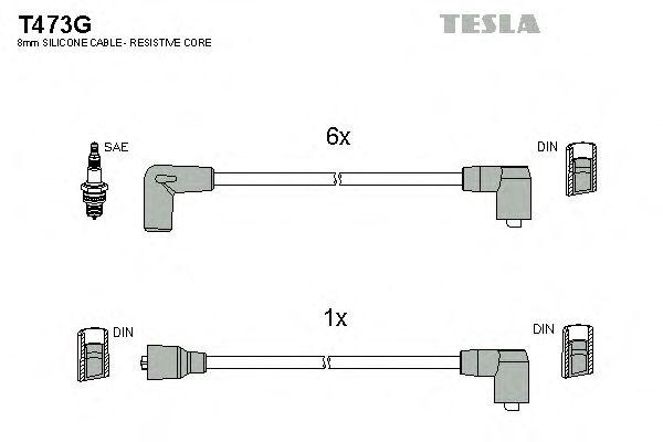 Провода высоковольтные TESLA, T473G