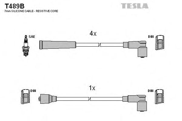 Провода высоковольтные TESLA, T489B