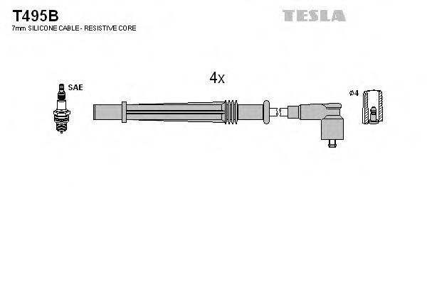 Провода высоковольтные TESLA, T495B
