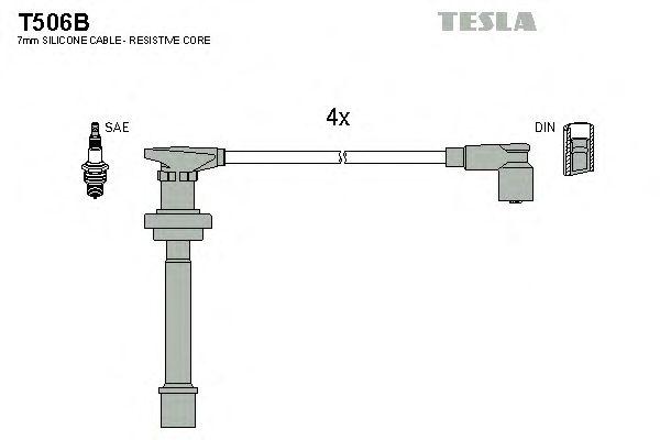 Комплект проводов TESLA, T506B