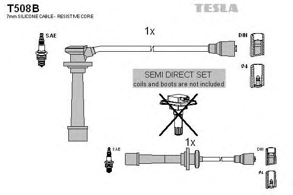 Комплект проводов TESLA, T508B
