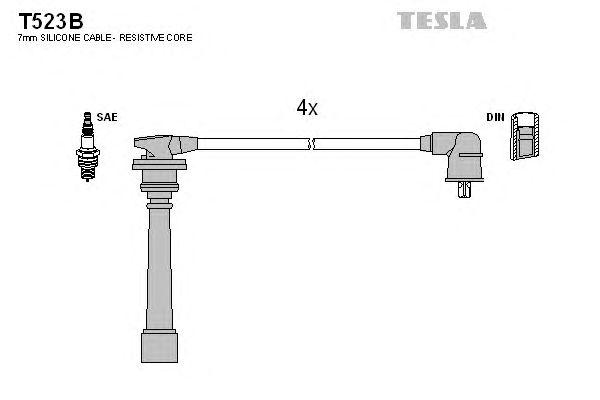 Провода высоковольтные TESLA, T523B